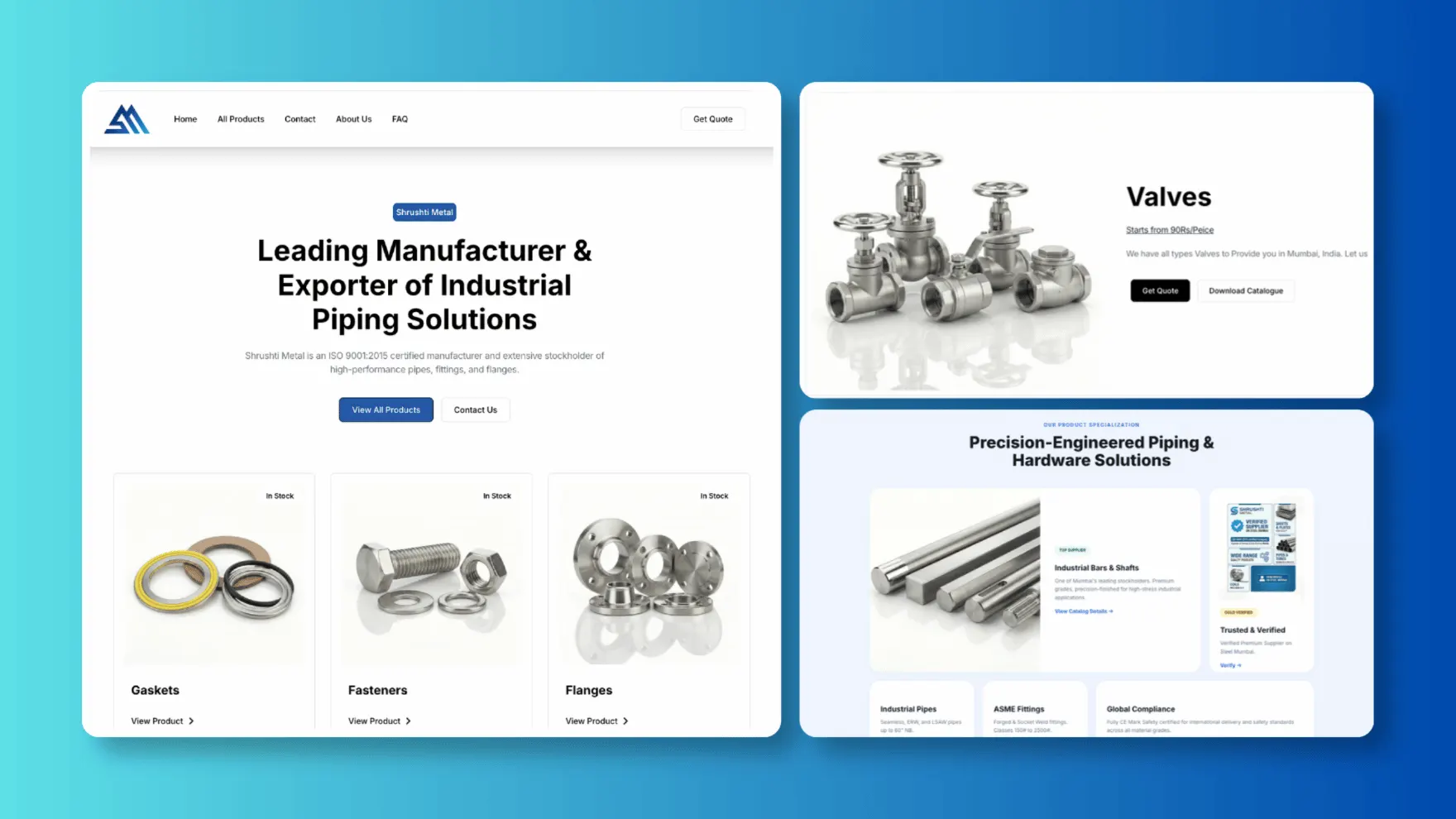 Shrushti Metal Industrial Steel Showcase
