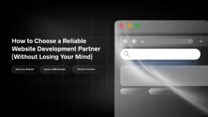 Reliable Website Development Partner